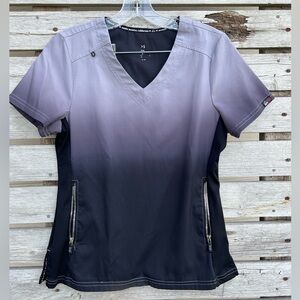 Koi Lite Ombre V-Neck Short Sleeve scrub top
